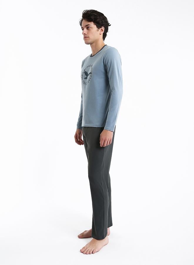 LC WAIKIKI Regular Fit Men's Pyjama Set - Image 4