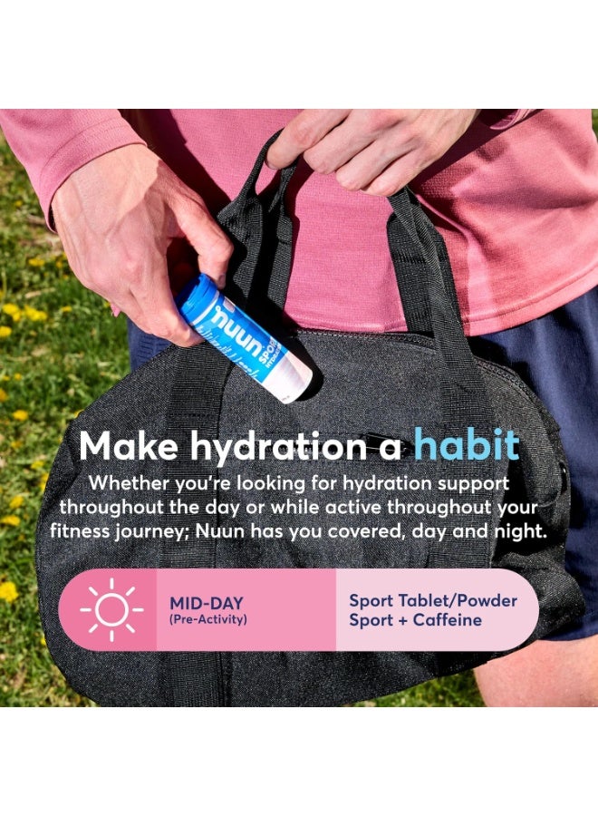 Nuun Sport Hydration Effervescent Electrolyte Drink Lemon Lime 10 Tablets - Image 5