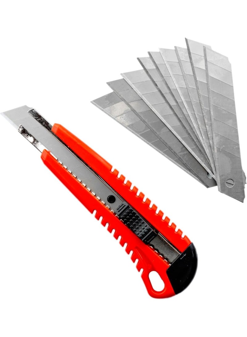 Emerald 9mm Utility Cutter – Heavy-Duty Retractable Knife for Precision Cutting, Ideal for DIY and Professional Use - Image 1