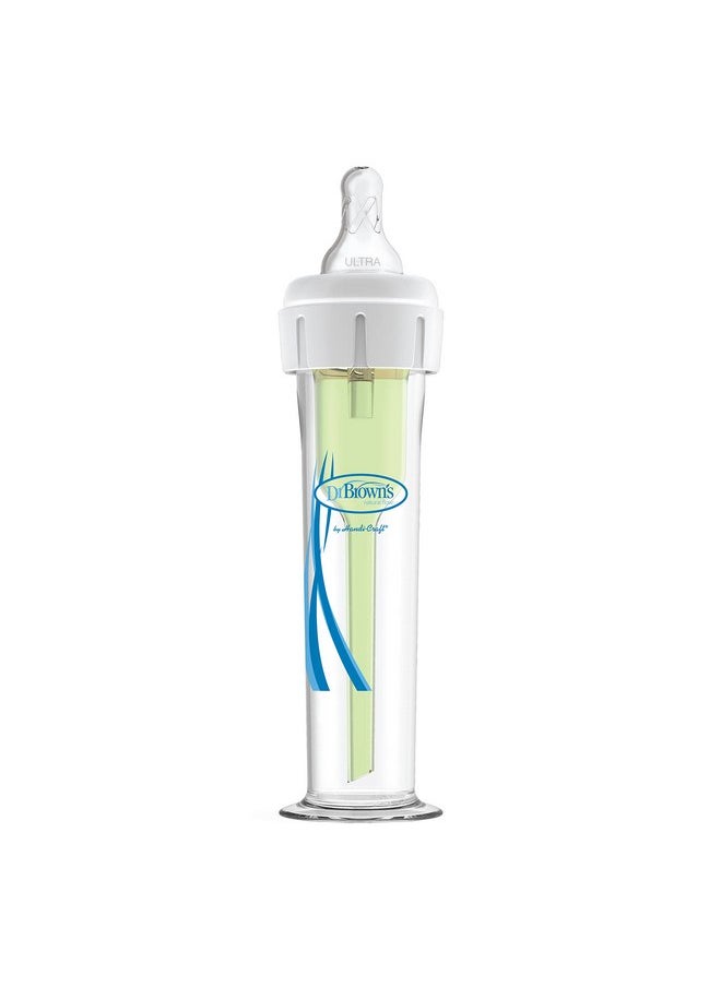 Dr. Brown's - Dr. Brown's Ultra-Preemie Narrow Baby Bottle Nipple, Specialty Extra Slow Flow Rate, 100% Silicone Bottle Nipple, BPA Free, 0m+, 6 Pack - Image 1