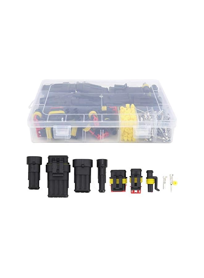 promass 352Pcs Waterproof Wire Connector Automotive Waterproof HID Saled Connect Terminal Blocks Set - Image 4
