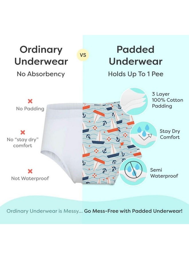 Superbottoms - superbottoms Padded Underwear for Growing Babies/Toddlers | with 3 Layers of Cotton Padding & Super DryFeel Layer| Pull-Up for Potty Training (Bum Twister- Hexy flexy, Size: 1, Pack of 2) - Image 1