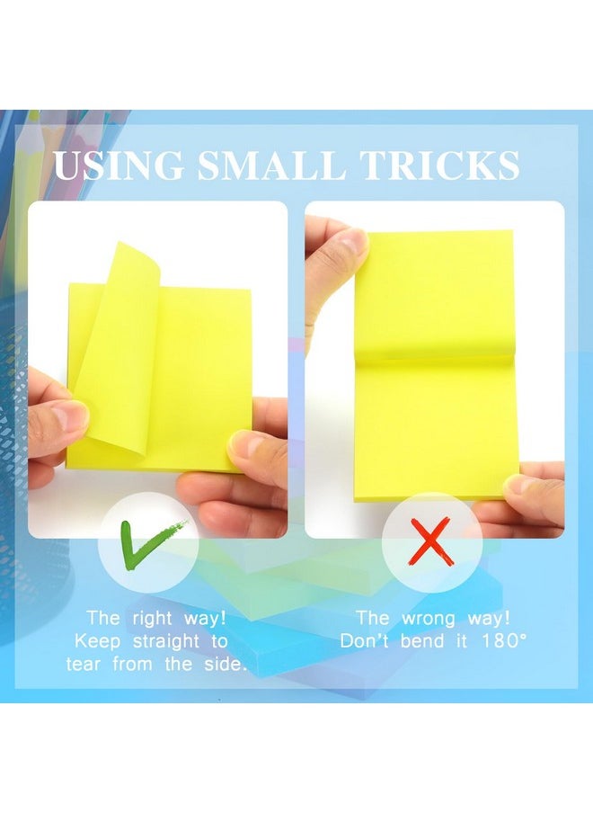 Early Buy Sticky Notes 8 Bright Color 8 Pads Selfstick Notes 3 In X 3 In 60 Sheets/Pad  - Image 5