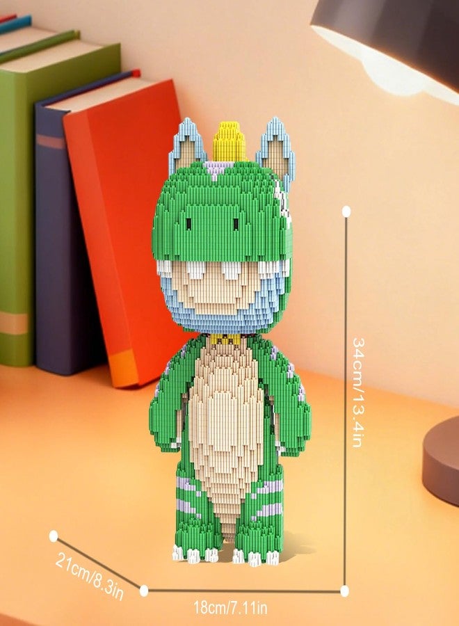 DAHONPA Creative Dragon Horse Micro Building Blocks Set (3900 Pieces) Gift for Adults and Kids - Image 2