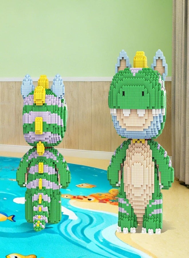 DAHONPA Creative Dragon Horse Micro Building Blocks Set (3900 Pieces) Gift for Adults and Kids - Image 3