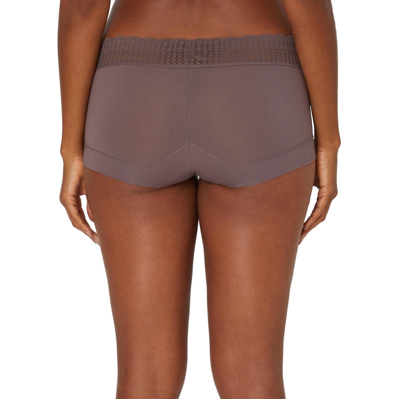 Maidenform Women's Underwear Boy Shorts Pack, 3-Pack, Stretch Cotton Underwear Women Pack, Comfy Boy short Panties for Women - Image 3