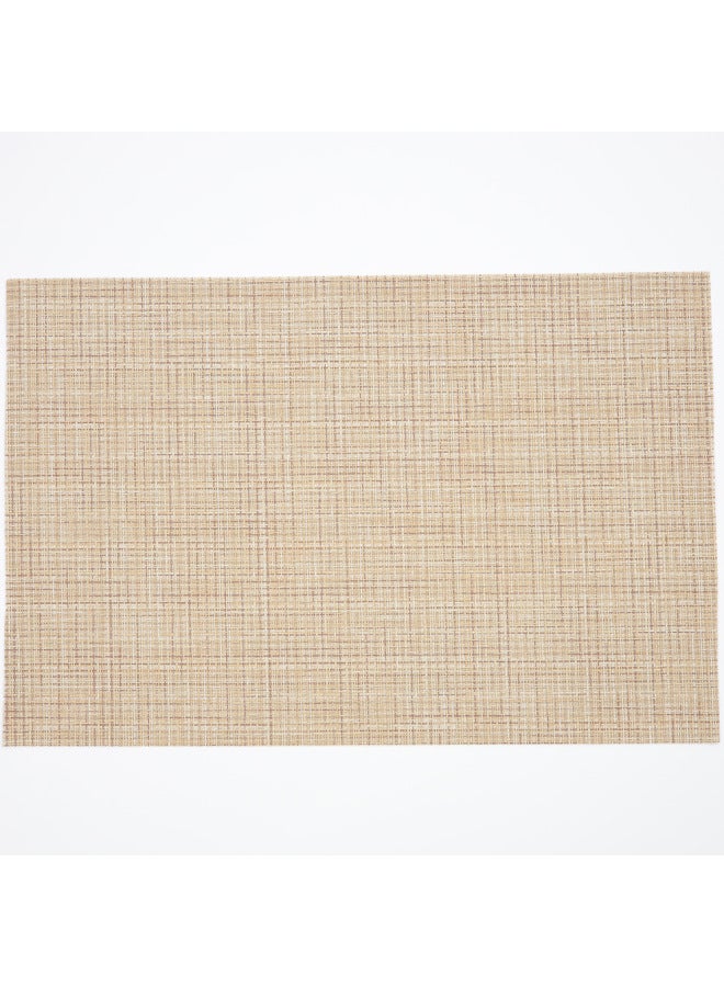 Multicolor Placemat With Table Towel Table Mat Sand Pot Mat For Home Kitchen Decorative PVC Western Placemat-Color:Beige - Image 1