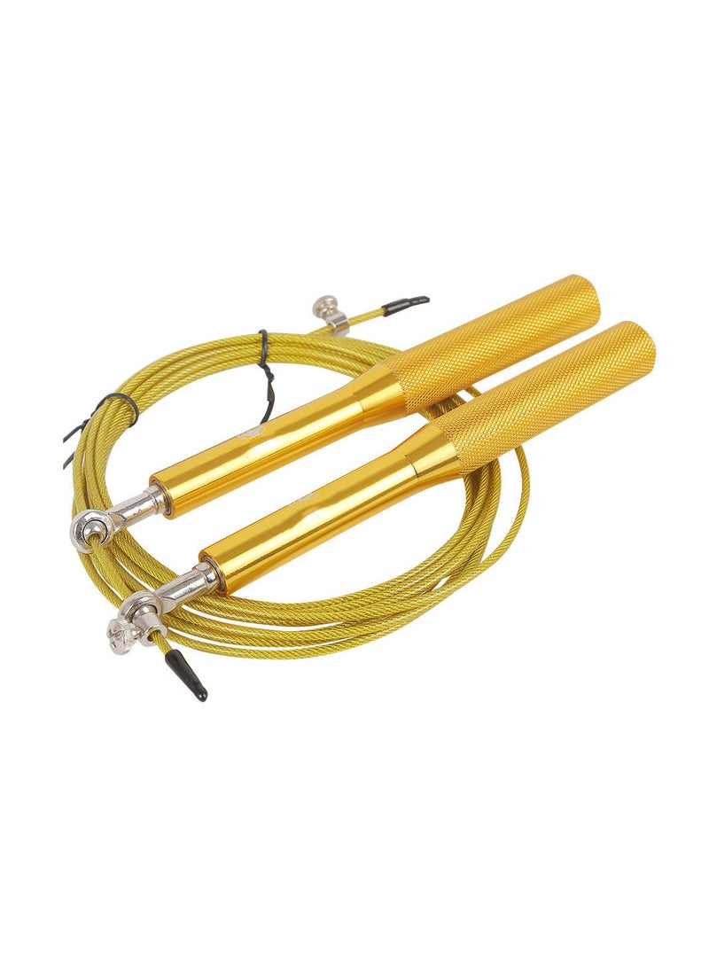 Spall Metal Speed Skipping Rope Workout Exercise Jump Rope With Bearing Adjustable Cables Bold Rope Aluminium Handles Metal Training For Adults - Image 4