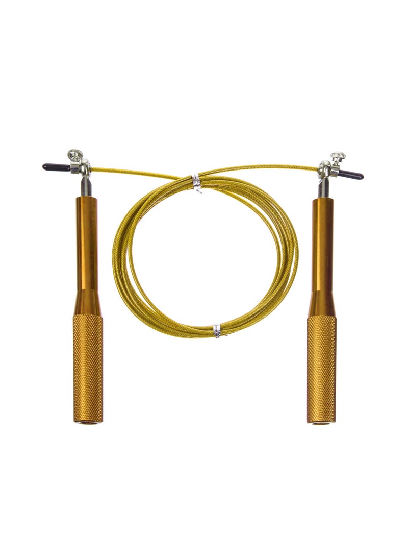 Spall Metal Speed Skipping Rope Workout Exercise Jump Rope With Bearing Adjustable Cables Bold Rope Aluminium Handles Metal Training For Adults - Image 3