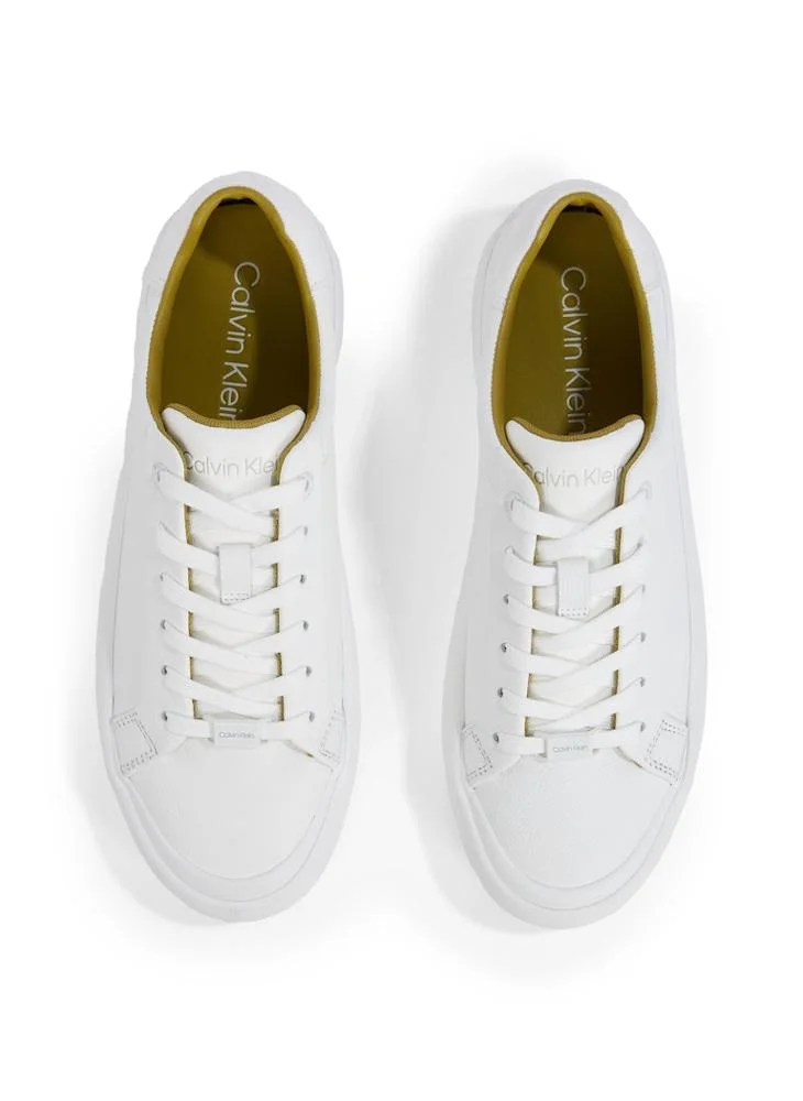 CALVIN KLEIN VULCANISED LACE UP TRAINERS
