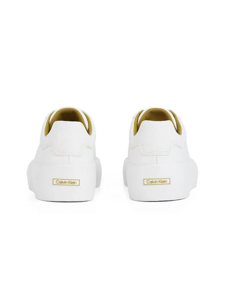 CALVIN KLEIN VULCANISED LACE UP TRAINERS