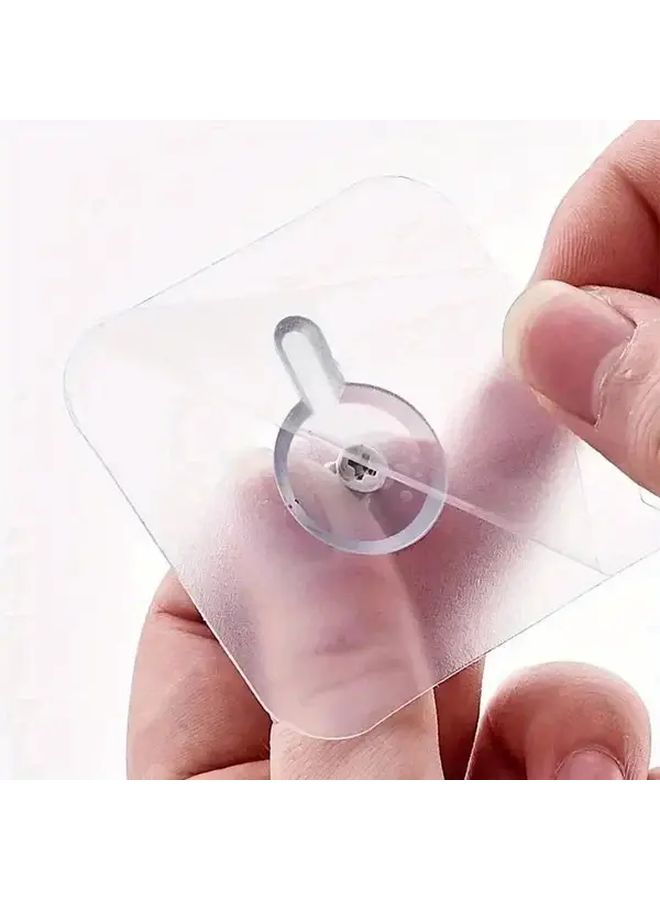 15 Pack No Drill Adhesive Wall Hooks Strong Waterproof Plastic For Kitchen Bathroom Pictures - Image 4