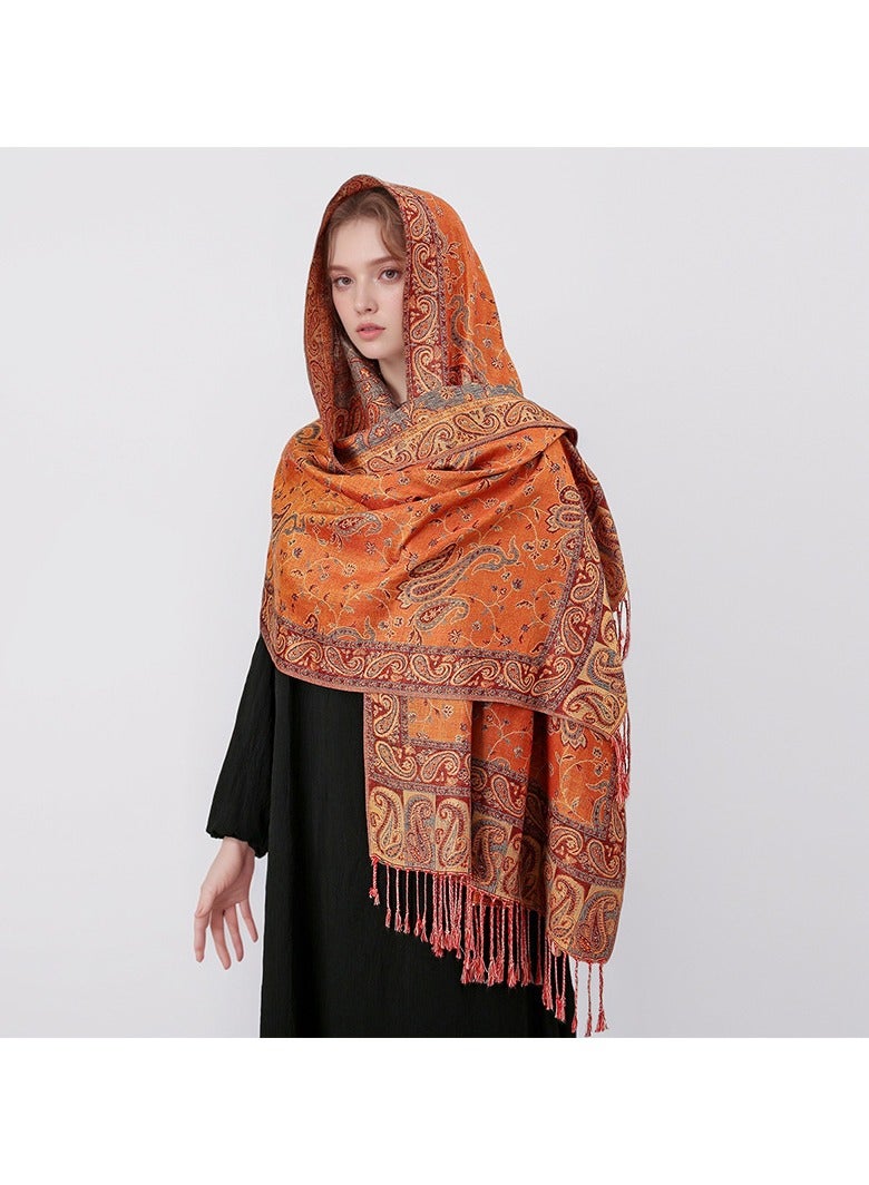 CMGTYYD. وشاح الباشمينا الباشمينا الباشمينا الباشمينا الباشمينا مع أهداب للسهرات، الزفاف - Image 1