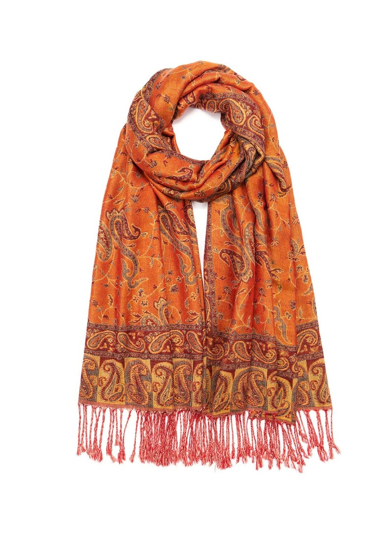 CMGTYYD. وشاح الباشمينا الباشمينا الباشمينا الباشمينا الباشمينا مع أهداب للسهرات، الزفاف - Image 2