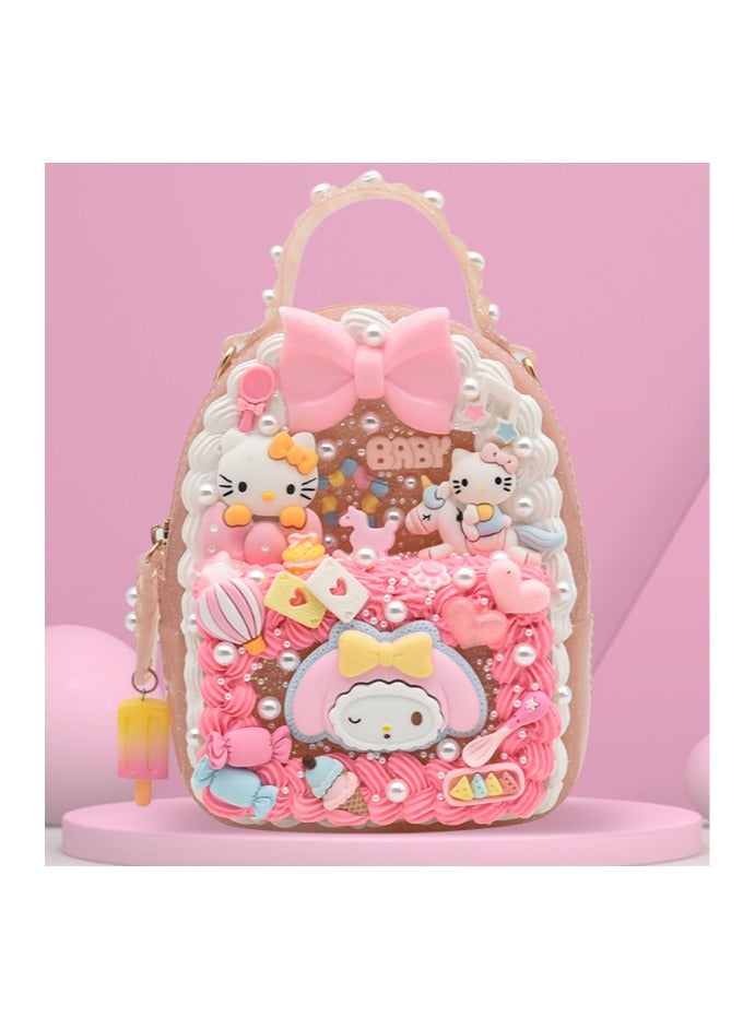 New Shoulder Bag Cream Gel Creative Handmade Material Bag 