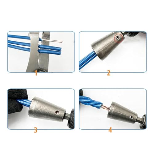 SNAPPSY Full-Automatic Wire Twisting Device | Universal Wiring Stripper 30g Quick Parallel Tool | Premium Stainless Steel Build | High Torque Performance | For Electricians - Image 3