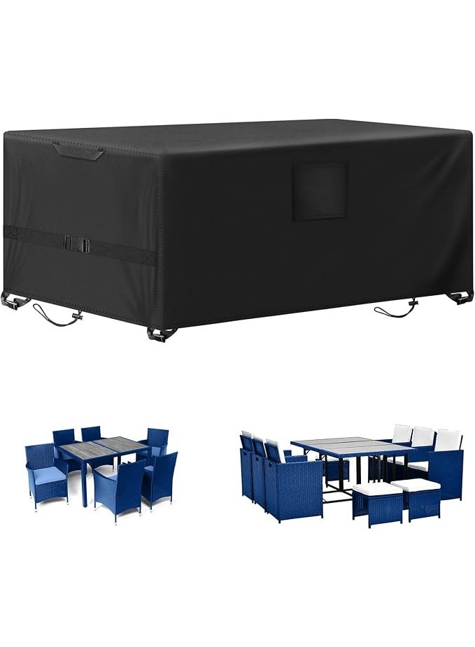 Garden Furniture Cover, 200 x 100 x 74 cm, Protective Cover, Garden Furniture, Waterproof, Windproof, UV-Resistant, 420D Heavy Duty Windproof, Protective Cover - Image 1