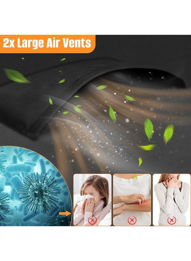 Garden Furniture Cover, 200 x 100 x 74 cm, Protective Cover, Garden Furniture, Waterproof, Windproof, UV-Resistant, 420D Heavy Duty Windproof, Protective Cover - Image 3