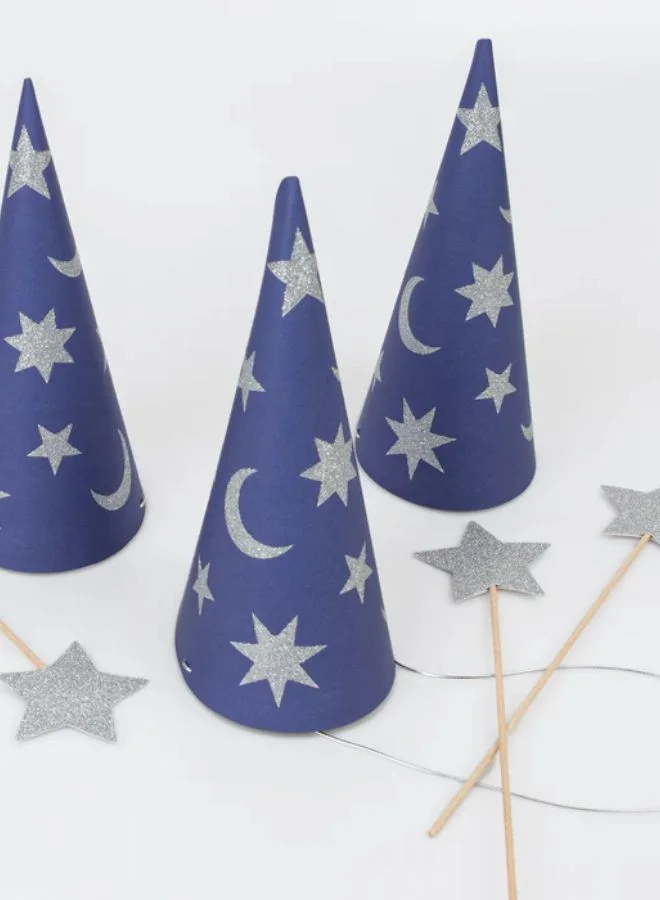 Meri Meri Wizard Party Hats & Wands