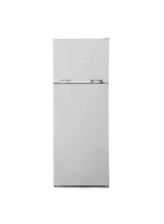 WhitePoint White Point WPR483S No Frost Refrigerator, 451 Liters, 2 Doors, Top Freezer, Silver - Image 1