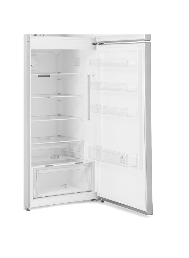 WhitePoint White Point WPR483S No Frost Refrigerator, 451 Liters, 2 Doors, Top Freezer, Silver - Image 3