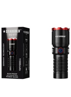 Stargold Rechargeable LED Flashlight Germany Technology 40W LED 11000mAh Rain Proof LED Light  - Image 3