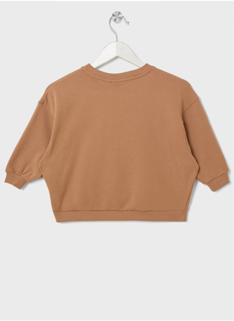 Calvin Klein Jeans Youth Graphic Logo Sweatshirt  - Image 2