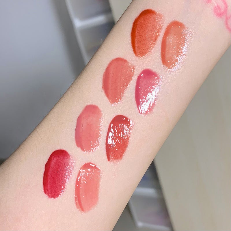 Cappuvini Cappuvini Ice Tea Mirror Lip Glaze Water Glossy Glass Lip Gloss Waterproof Non-Fading Lipstick - Image 5