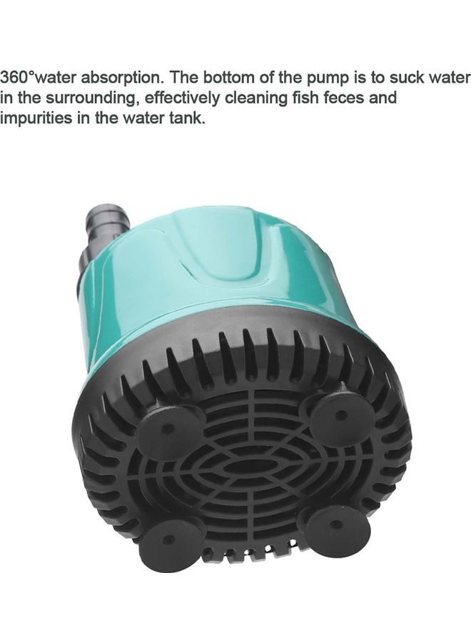 NIBEMINENT Submersible Water Mini Fountain Pump Green/Black - Image 2