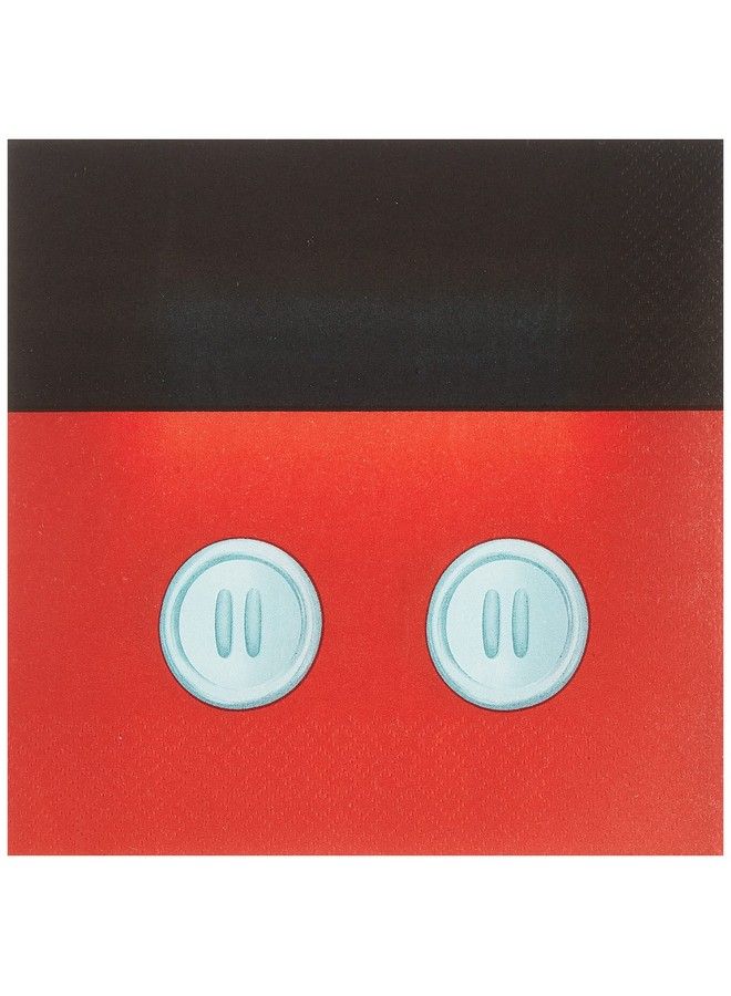 Amscan مناديل ورقية غداء ميكي ماوس 65 × 65 متعددة الألوان عبوة من 16 - Image 2