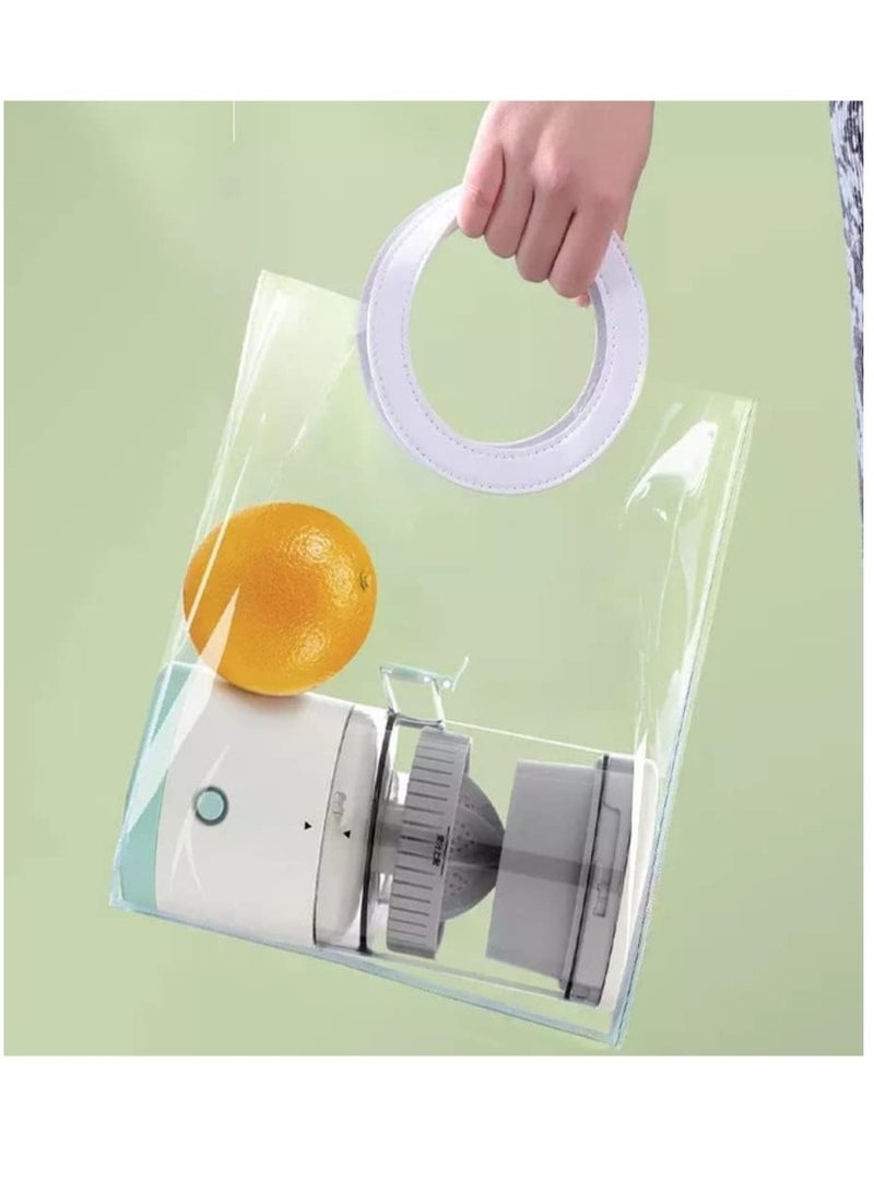 Electric Citrus Juicer, Portable Rechargeable Powerful Electric Juicer Cordless Fruit Juicer, Multifunctional 1-Button Easy Press Lemon Orange Squeezer Machine for Home & Travel Blender  - Image 5