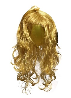 Krisah 22 Curly Long Hair Wig Accessories Artificial Hair For Cosplay/Photo Shop Party Props/Fun Hair For Dressing (Blonde Curly)  - Image 3