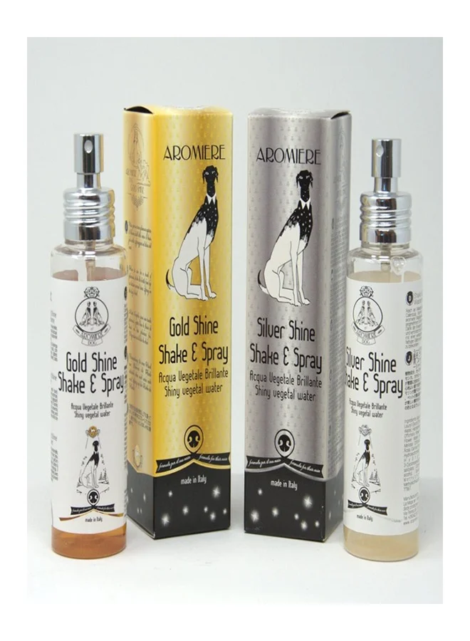 Aromiere Dog - Silver Shine vegetable water with glitter Spray
