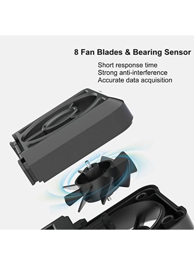 Luckam Handheld Anemometer, Digital Wind Gauges Wind Speed Meter Measures Wind Speed, Temperature, Humidity with Large Backlit LCD Display, MAX/MIN, Data Hold for Shooting Windsurfing Fishing Hunting HT605 - Image 4