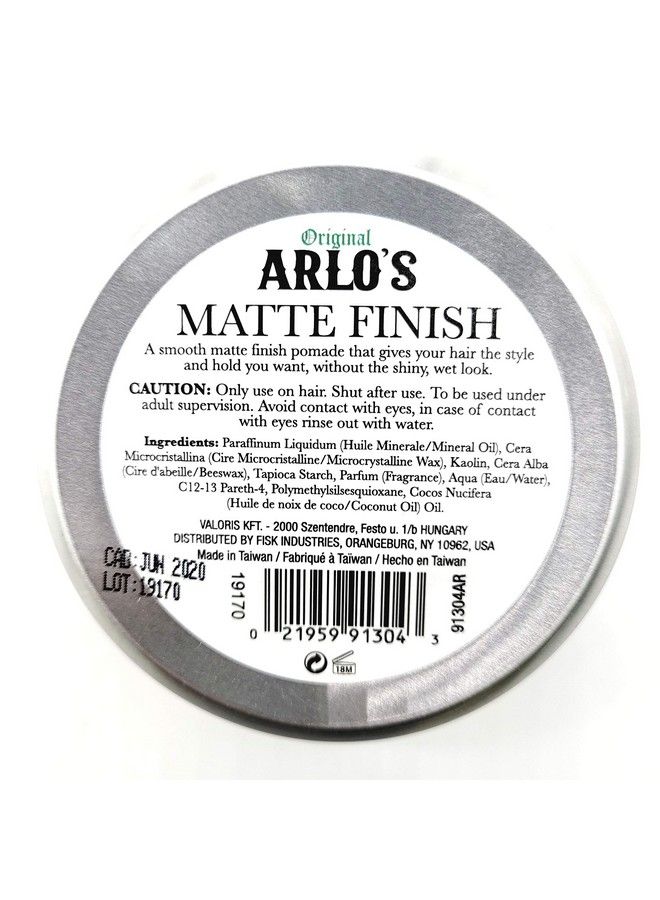 Arlo's Pomade Matte 3 Ounce - Image 3