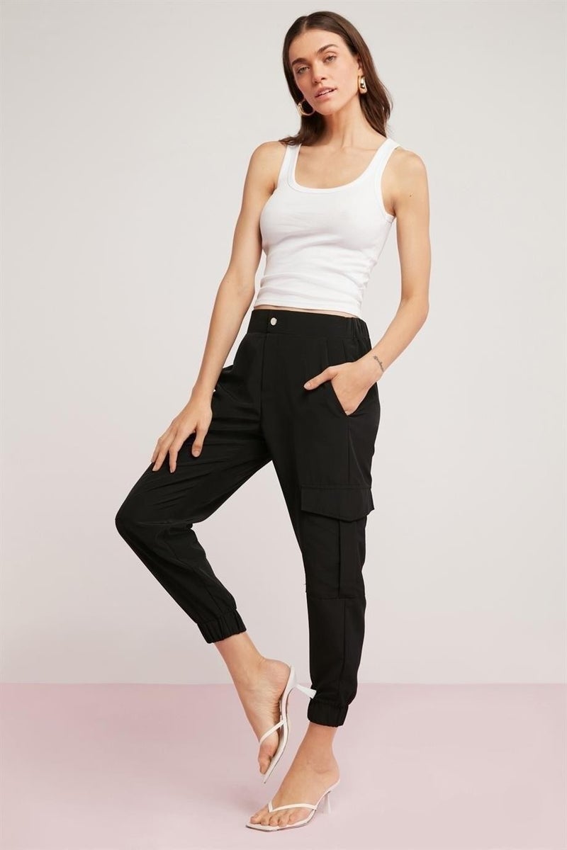 Arma Yıldız 3-Pack White-Black-Grey Women's Corduroy Look Camisole Undershirt Thick Strap Basic  - Image 5