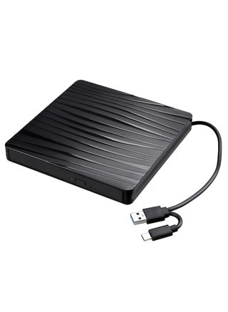 BT686 USB 3.0 Type-C External CD DVD +/-RW Portable ODD HDD Writer Rewriter Ultra Thin Optical Drive Burner Black - pzsku/Z301446B4E389D1D0C4F3Z/45/_/1726814698/336eebd8-5ffd-4bae-a51b-e37c591907a8