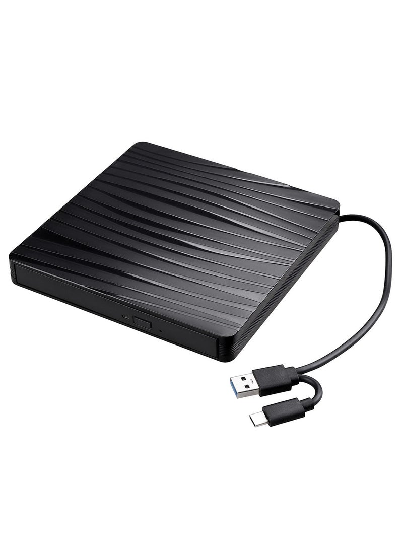 استمتع بحياتي يوفر نقل بيانات عالي السرعة عبر منفذ USB 3.0 وType-C (سرعة أكبر بكثير من منفذ USB2.0) مع تحمل قوي للأعطال ومتوافق مع الإصدارات السابقة من USB 2.0 وUSB 1.0 أسود  - Image 1