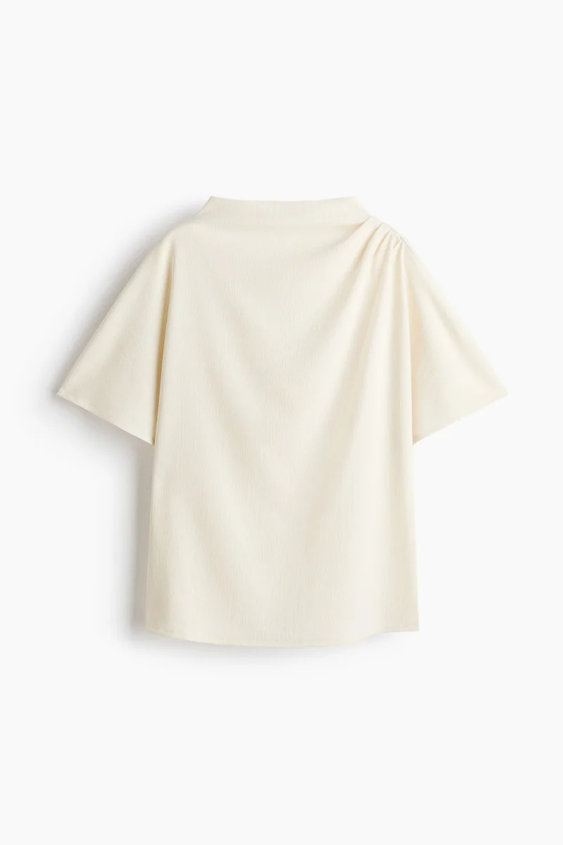 H&M Draped stand-collar top