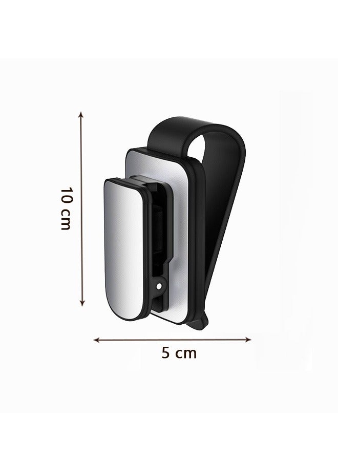 Generic Sunglass Holder for Car Visor, Multi Function Visor Organizer, Car Storage Accessories for Storing Card Pen Invoice to Space Saving (Black) - Image 2