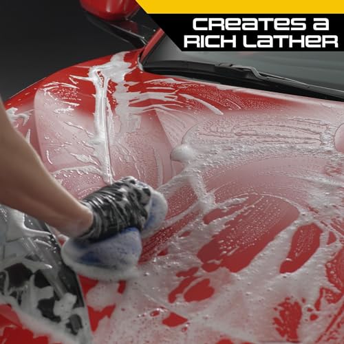 Formula 1 Car Wash and Carnauba Wax, 2-in-1 Car Cleaning Soap for Auto Detailing, Removes Tough Dirt and Leaves a Brilliant Shine (16 ounces) - Image 3