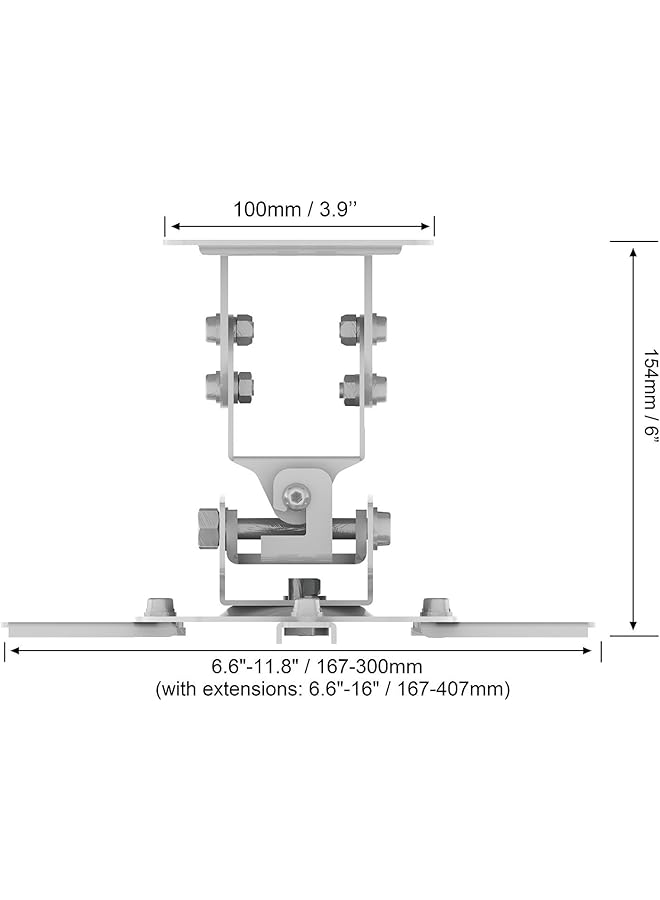 erorex Prb 717 Wht Ceiling Mount Projector Accessory - Image 3