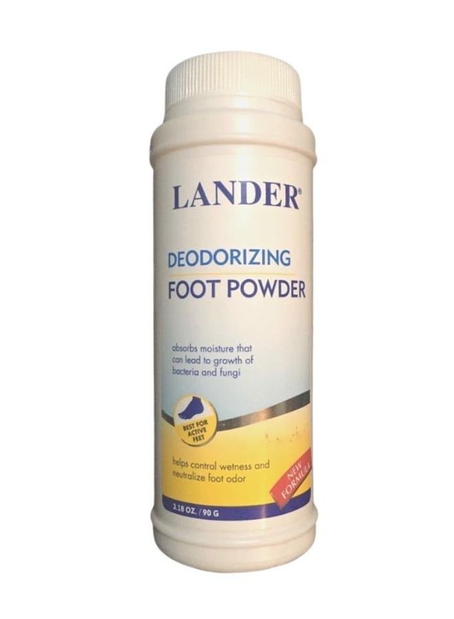 لاندر مسحوق إزالة الروائح الكريهة للقدمين مزيل لرائحة القدم 90 جم