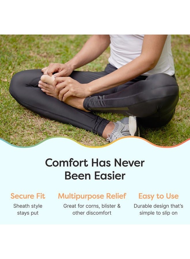 6-Pack Gel Toe Cap and Protector - Cushions & Protects for Ingrown Toenails, Corns, Blisters, Hammer Toes - Image 3