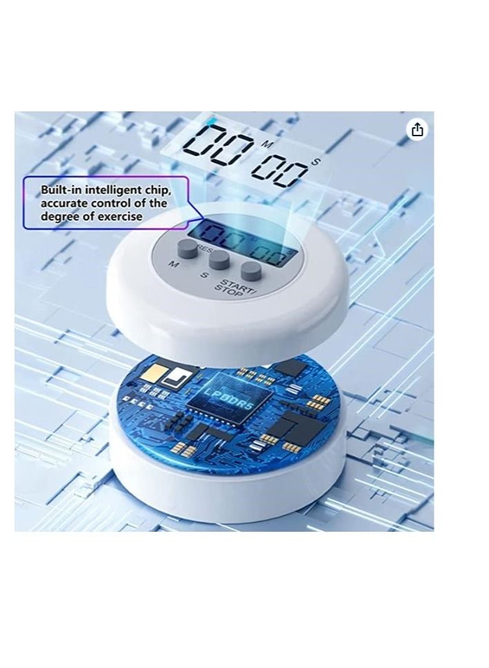 Y&D 2 and 1 Smart Ab Wheel, Built-in Chip, Accurate Recording, Automatic Rebound Abs Workout Equipment, Good Stability, Free Thickened Pads, Not Hurting the Knees  - Image 5