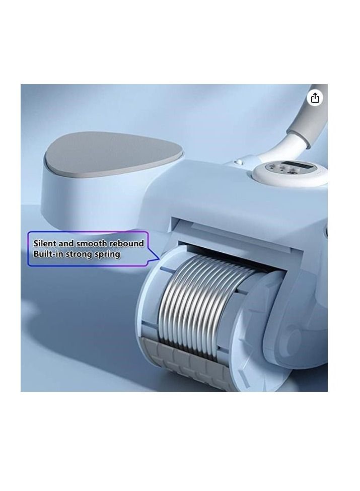 Y&D 2 and 1 Smart Ab Wheel, Built-in Chip, Accurate Recording, Automatic Rebound Abs Workout Equipment, Good Stability, Free Thickened Pads, Not Hurting the Knees  - Image 3