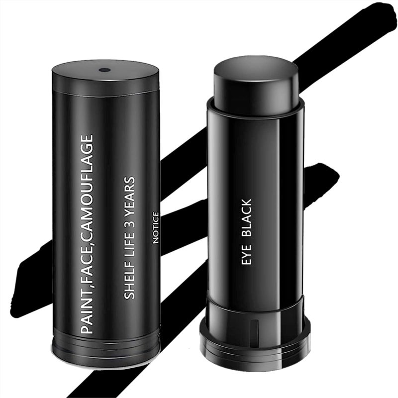 Go Ho Eye Black Stick for Sports,Easy to Color Black Face Paint Eyeblack Football/Baseball/Softball,Football Stick Sports Eye Makeup,1PC - Image 1