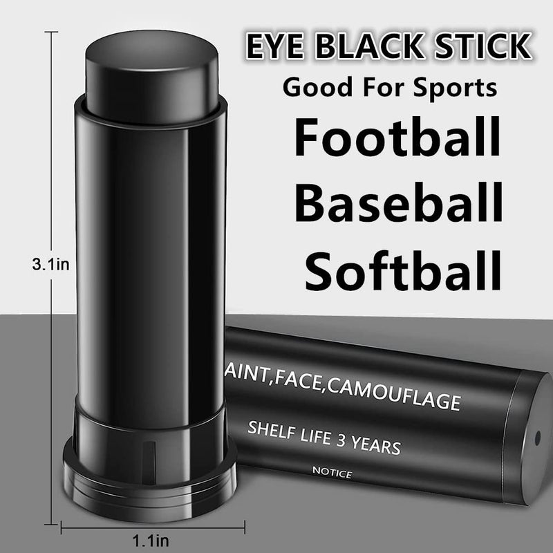 Go Ho Eye Black Stick for Sports,Easy to Color Black Face Paint Eyeblack Football/Baseball/Softball,Football Stick Sports Eye Makeup,1PC - Image 3