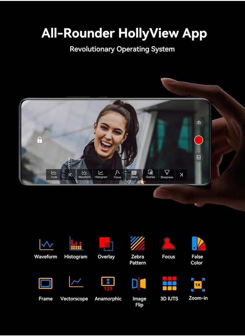 Hollyland Hollyland Mars 400S PRO II Wireless SDI HDMI Video Transmitter and Receiver, 0.07s Latency 450ft Range, 4 APP Monitoring, 1080p 12Mbps 5G Transmission System for Live Streaming Videography Filmmaking  - Image 4