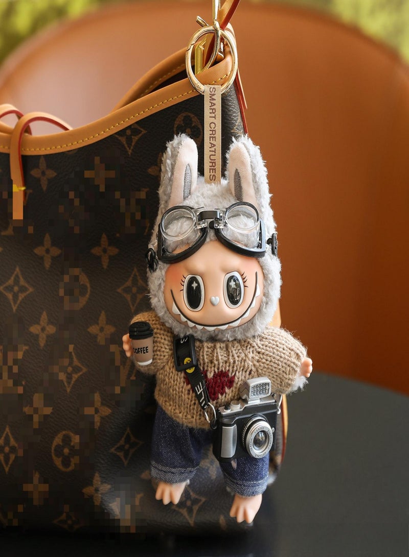 Generic LABUBU Doll Keychain 17cm 